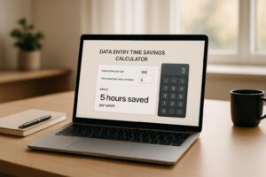 Data Entry Time Savings Calculator