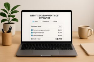 Website Development Cost Estimator