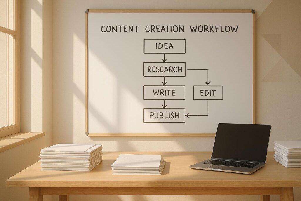 How to Build a Content Creation Workflow for Outsourcing