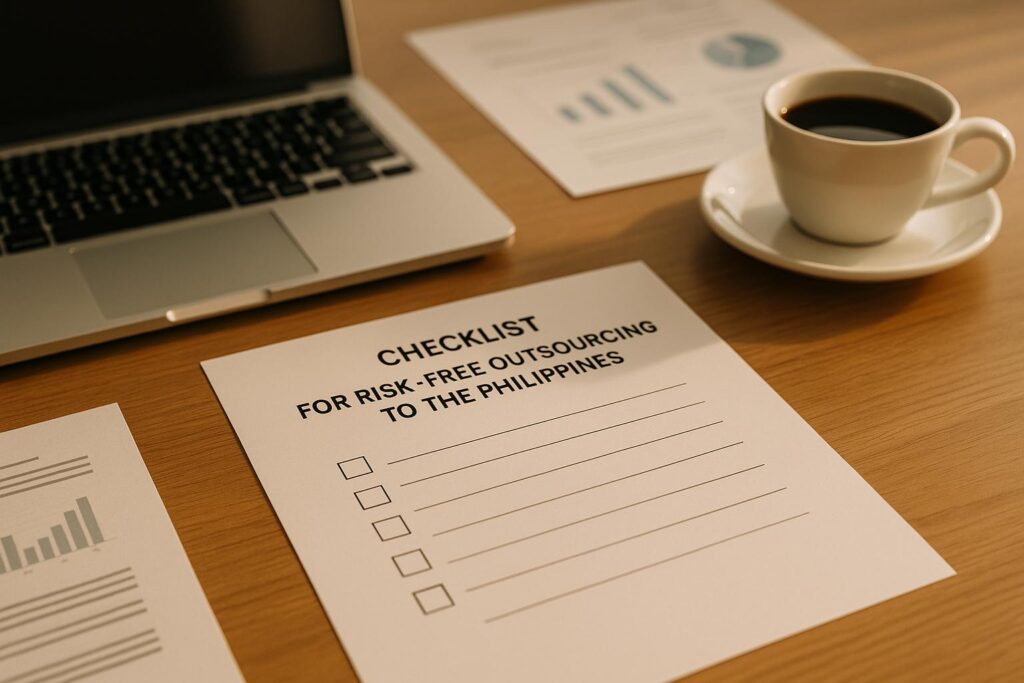 Checklist for Risk-Free Outsourcing to the Philippines
