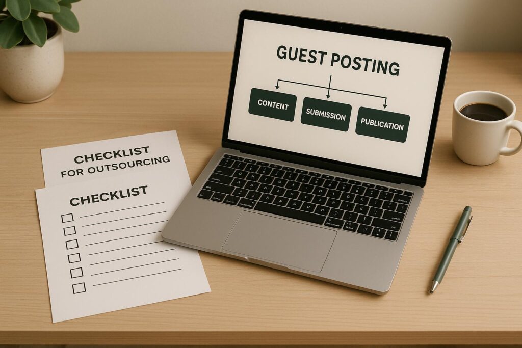 Checklist for Outsourcing Guest Posting Services