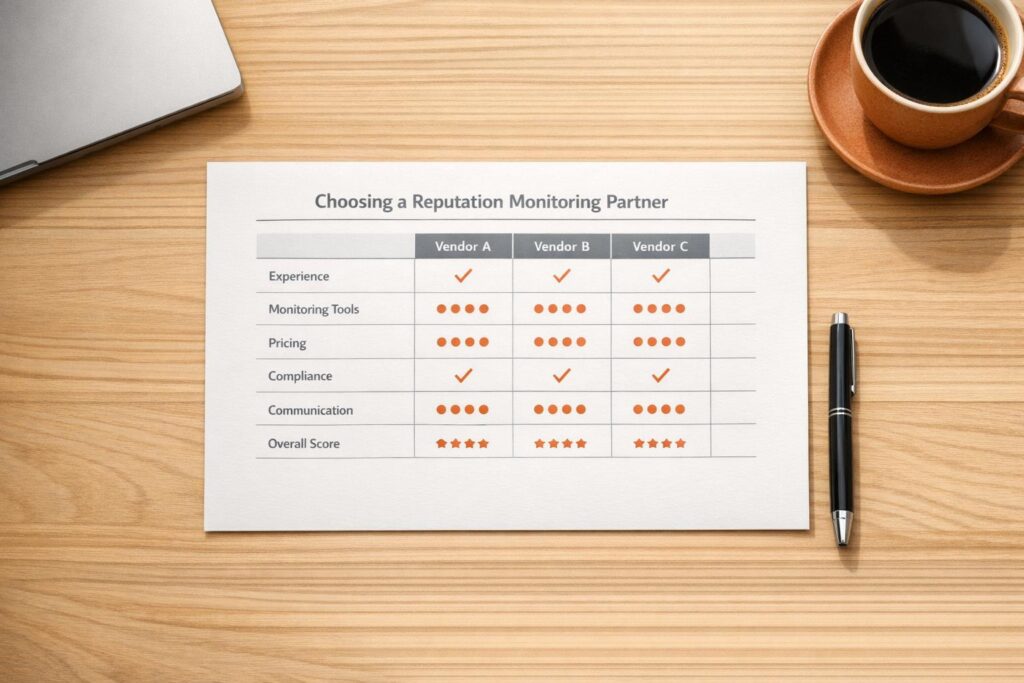 How to Choose a Reputation Monitoring Partner