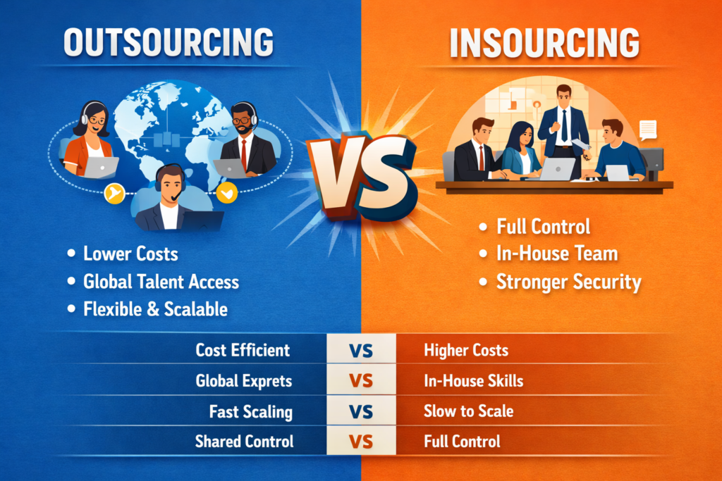 outsourcing vs insourcing