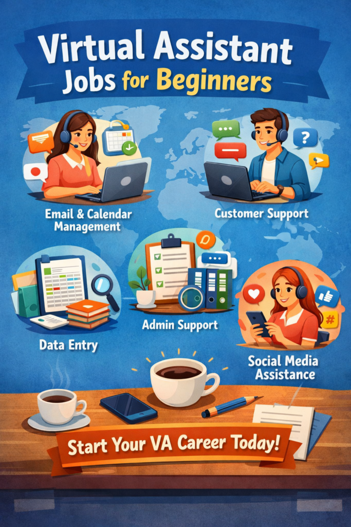 virtual assistant jobs for beginners
