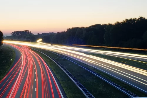 Night traffic lights