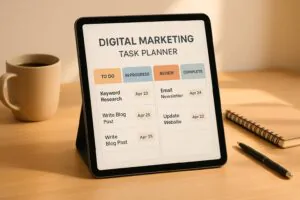 Digital Marketing Task Planner