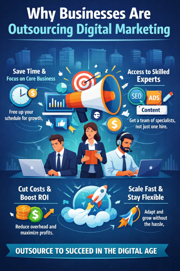 why businesses are outsourcing digital marketing